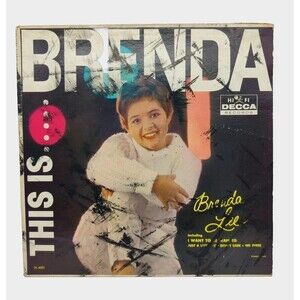 Vintage Brenda Lee This Is Brenda 1960 DL-4082 Vinyl 12'' Record Vinyl LP 1960s
